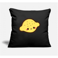 Cute Lemon Kawaii Lemons T-Shirt Gift Black Pillow